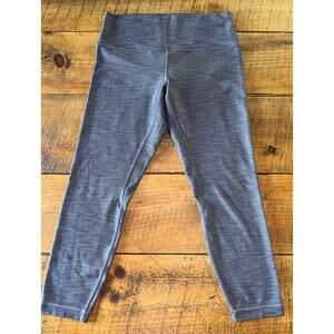 Lululemon Align Pant II Heathered Gray Soft Sweat Wicking Yoga Leggings 12‎